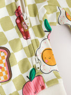 Bright Brunch Two Way Zip Baby Sleepsuits 3 Pack (0mths-3yrs)