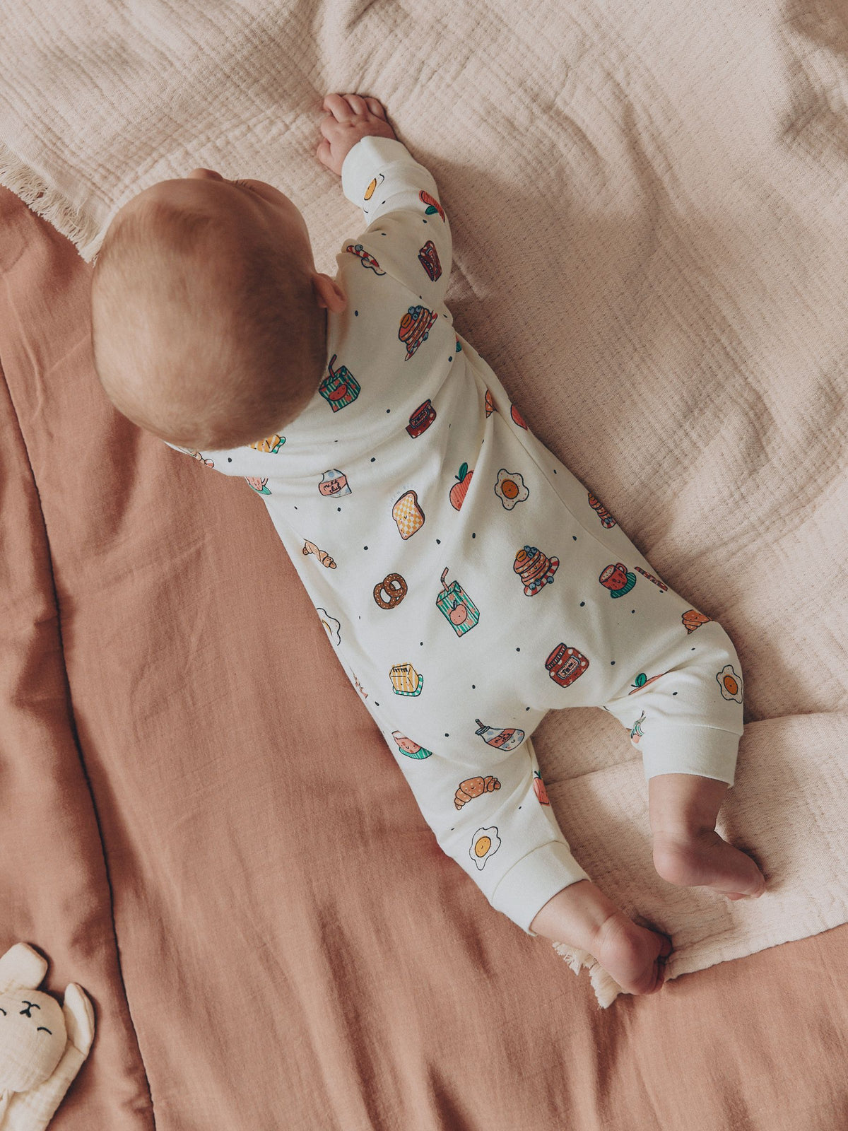 Bright Brunch Two Way Zip Baby Sleepsuits 3 Pack (0mths-3yrs)