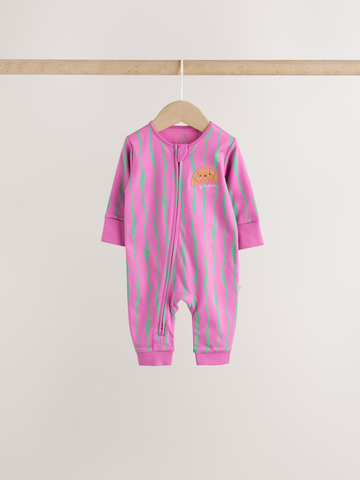Bright Brunch Two Way Zip Baby Sleepsuits 3 Pack (0mths-3yrs)