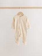Neutral Milk Club Two Way Zip Sleepsuits 3 Pack (0-2yrs)