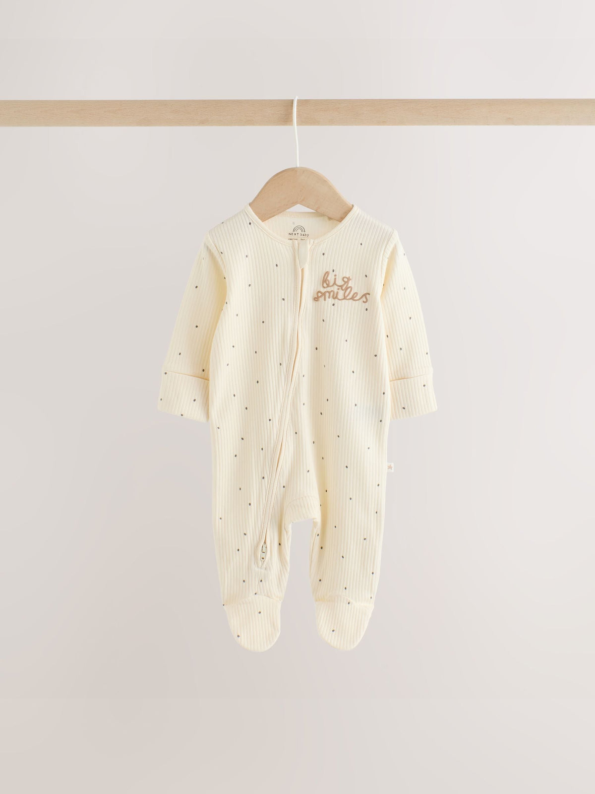 Neutral Milk Club Two Way Zip Sleepsuits 3 Pack (0-2yrs)