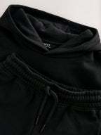 Black Gamer Regular Fit Print Hoodie Joggers Set (3-16yrs)