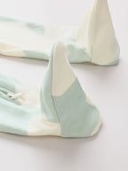 Green Star Two Way Zip Baby Sleepsuits 5 Pack (0-2yrs)