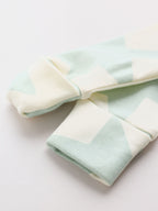 Green Star Two Way Zip Baby Sleepsuits 5 Pack (0-2yrs)