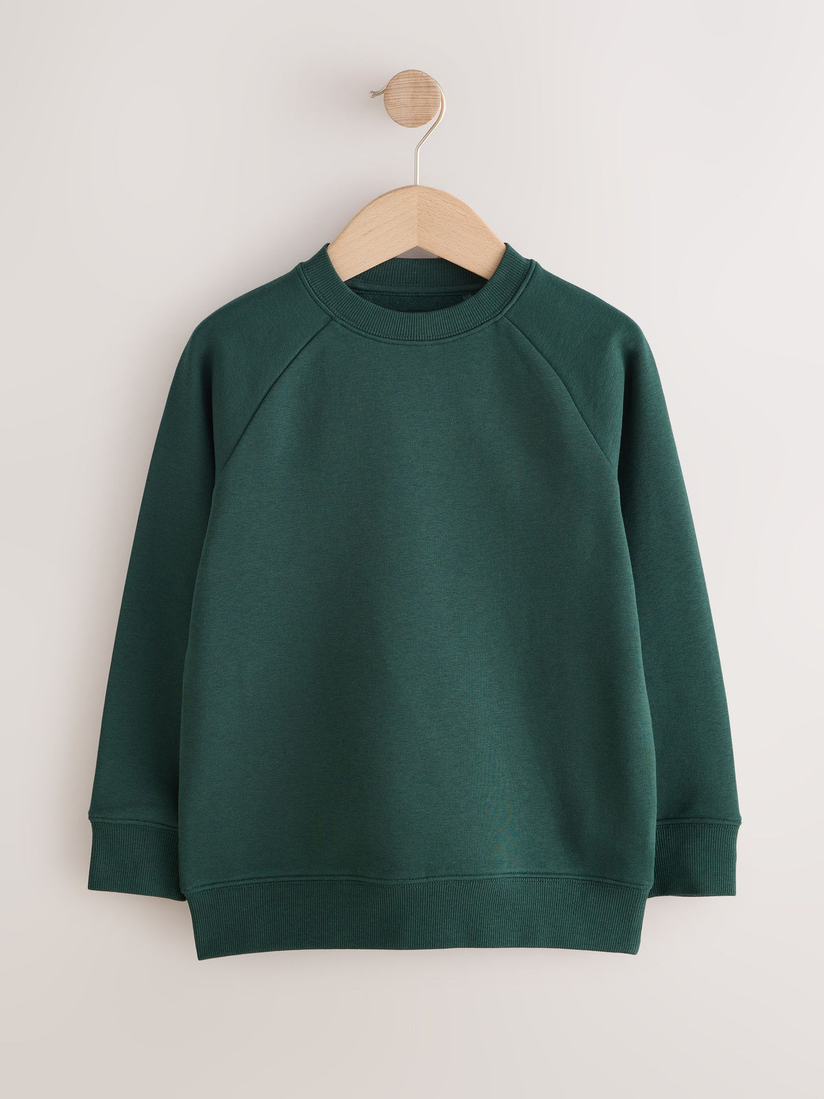 Green Crew Neck School Sweater 2 Pack (3-16yrs)