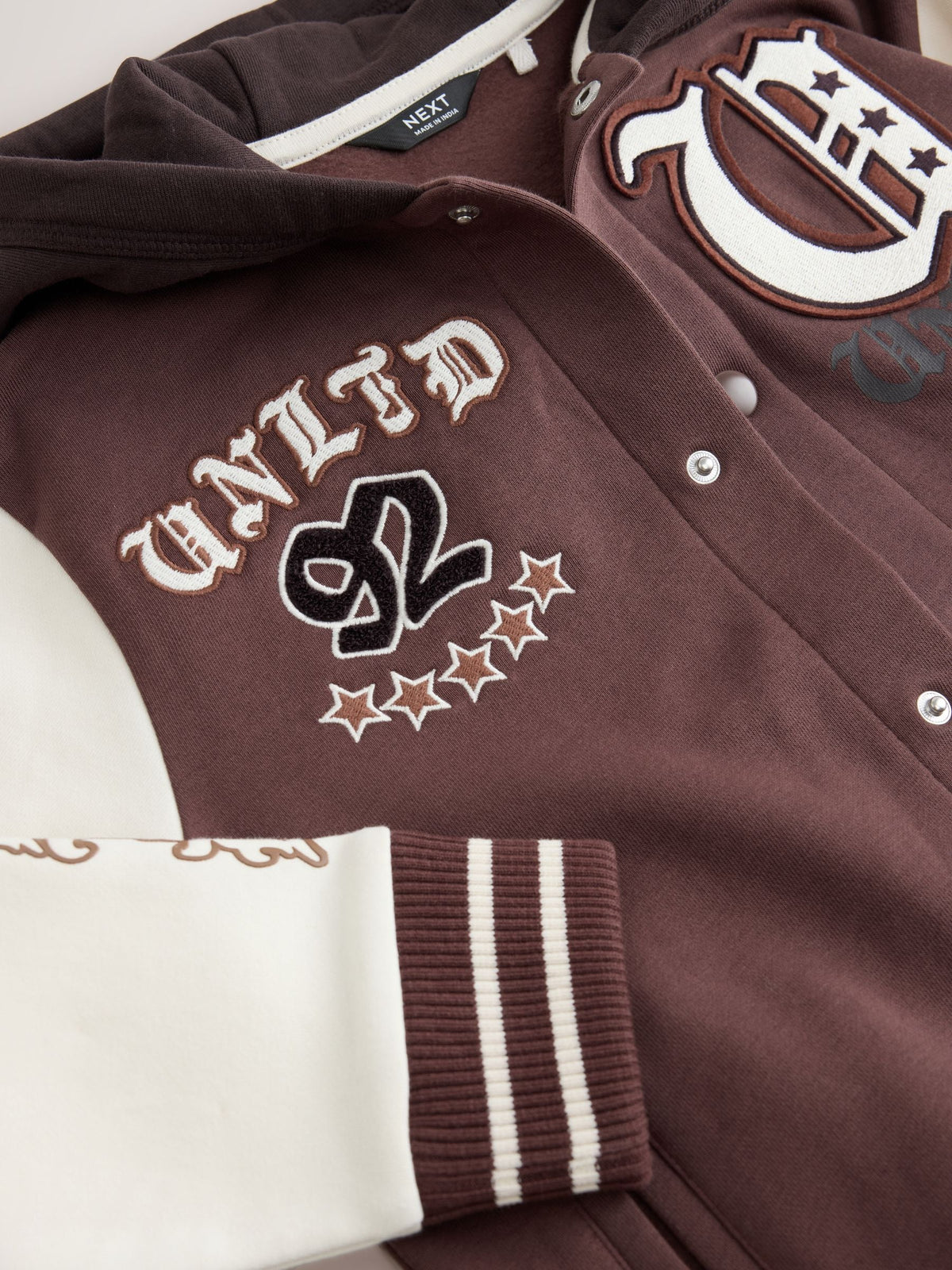 Brown Graphic Print Bomber Jacket (3-16yrs)