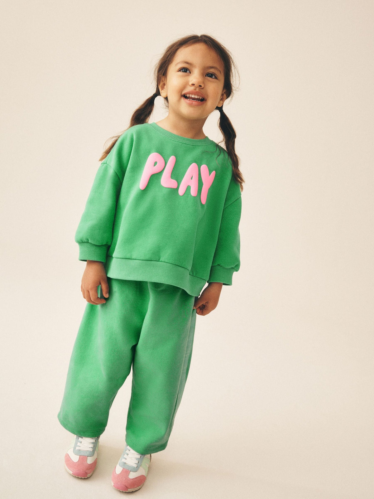 Green Play Crew Neck Sweatshirt & Joggers Set (3mths-7yrs)