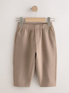 Brown/Grey Wide Joggers 3 Pack (3mths-7yrs)