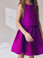Magenta Pink Top Skirt Set (3-16yrs)