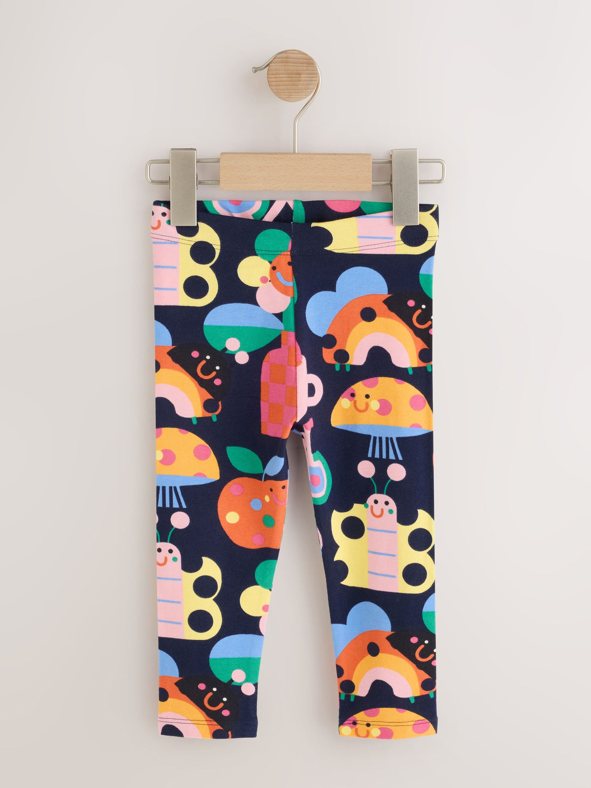 Navy Ladybird Leggings 4 Pack (3mths-7yrs)
