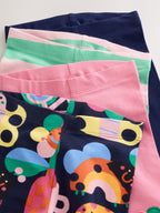 Navy Ladybird Leggings 4 Pack (3mths-7yrs)