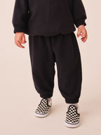 Charcoal Grey Popper Neck Sweat Top and Joggers Set (3mths-7yrs)