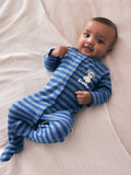 Navy Little Brother Family Baby Sleepsuit (0-2yrs)