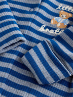 Navy Little Brother Family Baby Sleepsuit (0-2yrs)