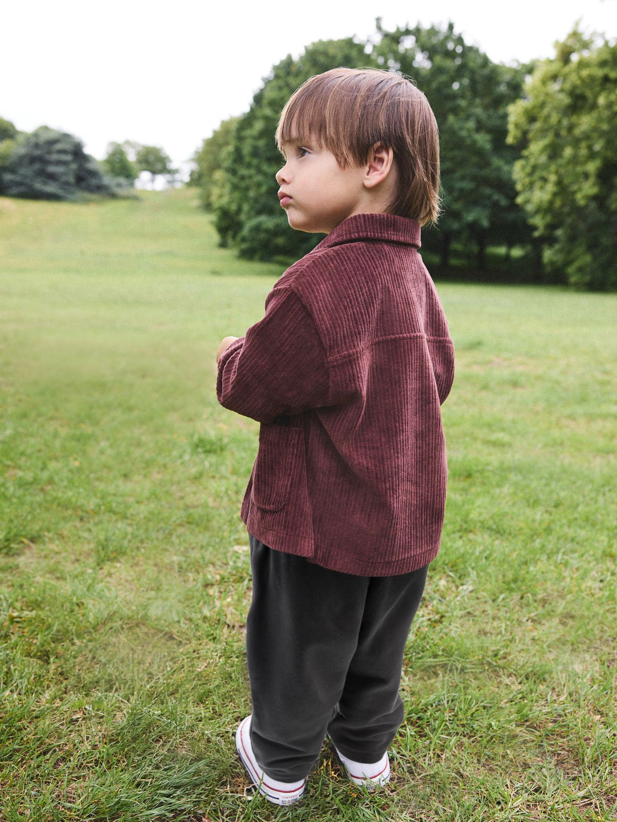 Burgundy Red Smart Jacket Top & Trousers Set 3 Piece (3mths-7yrs)