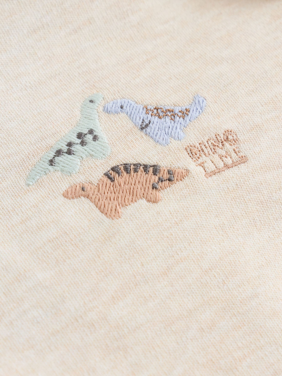 Neutral Dinosaur Short Sleeve Baby Bodysuits 5 Pack