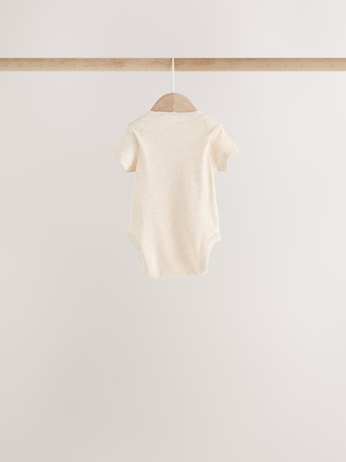 Neutral Dinosaur Short Sleeve Baby Bodysuits 5 Pack