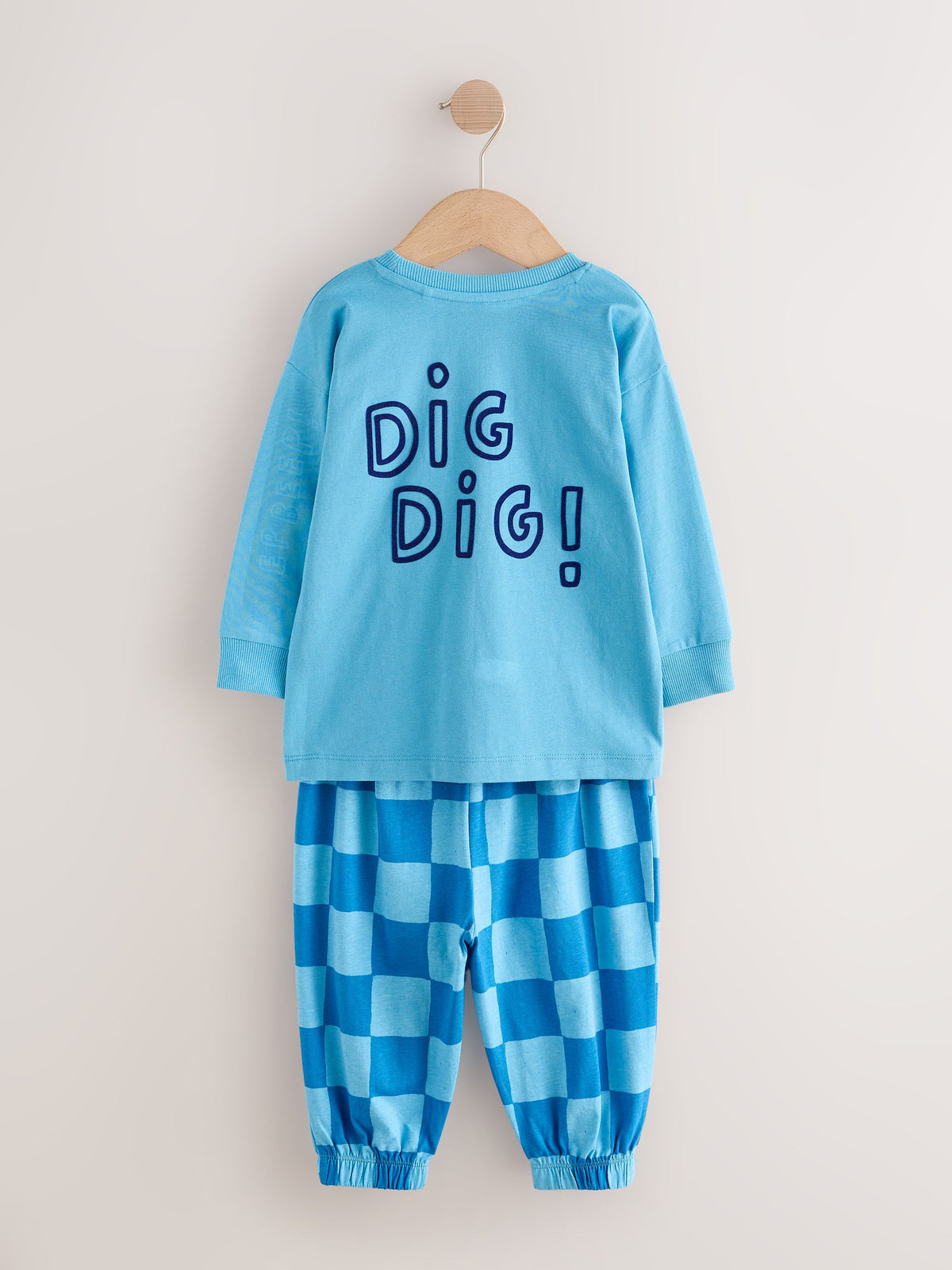 Bright Digger Long Sleeve Oversized Pyjamas 3 Pack (9mths-8yrs)