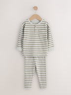 Blue/Grey/Maroon Snuggle Pyjamas Set 3 Pack (9mths-12yrs)
