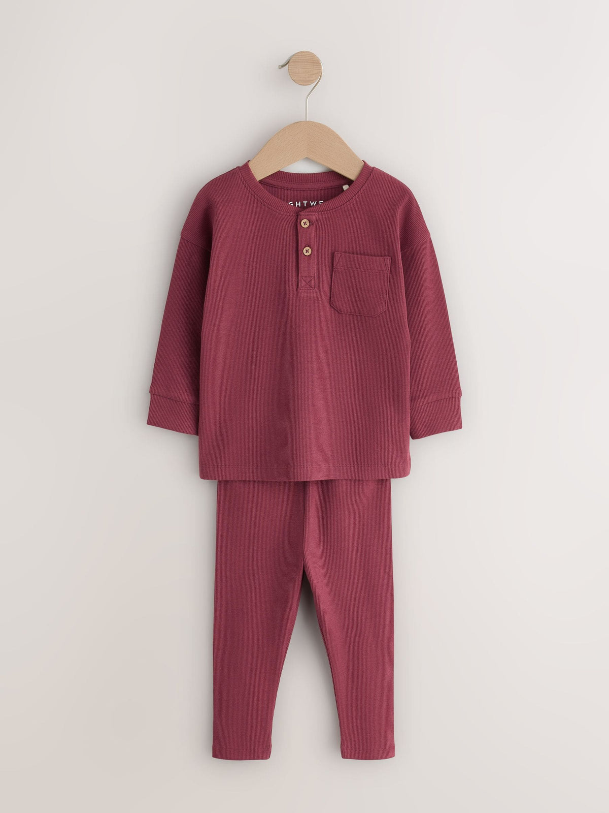 Blue/Grey/Maroon Snuggle Pyjamas Set 3 Pack (9mths-12yrs)