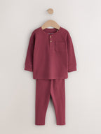Blue/Grey/Maroon Snuggle Pyjamas Set 3 Pack (9mths-12yrs)