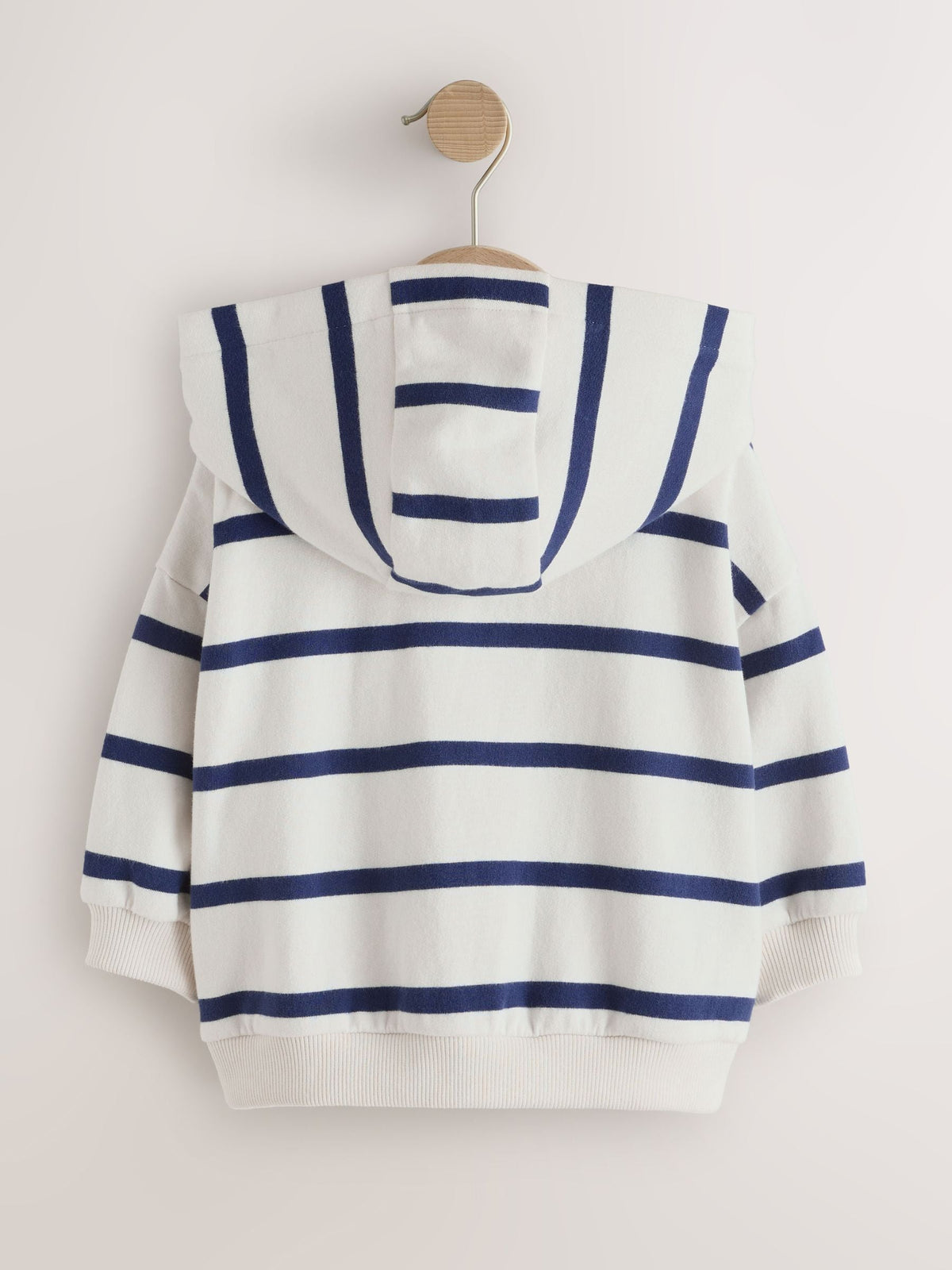 Navy/White Stripe Hoodie (3mths-7yrs)