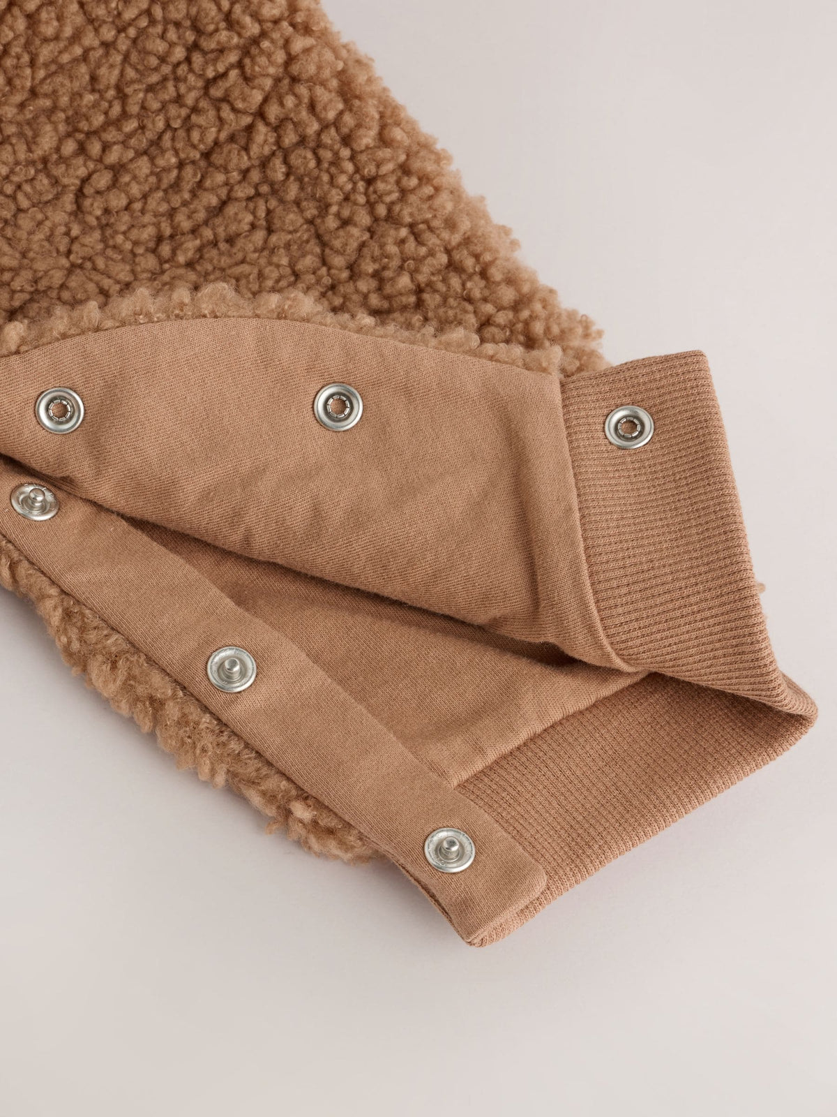 Brown Borg Hooded Baby Pramsuit