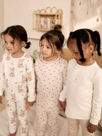 Neutral Bunny Print Snuggle Pyjamas 3 Pack (9mths-12yrs)