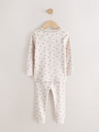Neutral Bunny Print Snuggle Pyjamas 3 Pack (9mths-12yrs)