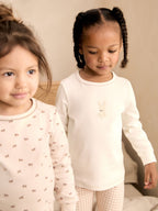 Neutral Bunny Print Snuggle Pyjamas 3 Pack (9mths-12yrs)