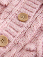 Pink Chunky Bobble Cardigan (3mths-10yrs)
