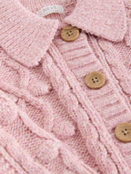 Pink Chunky Bobble Cardigan (3mths-10yrs)