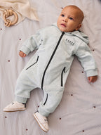 Baker by Ted Baker Grey Hooded Zip Romper
