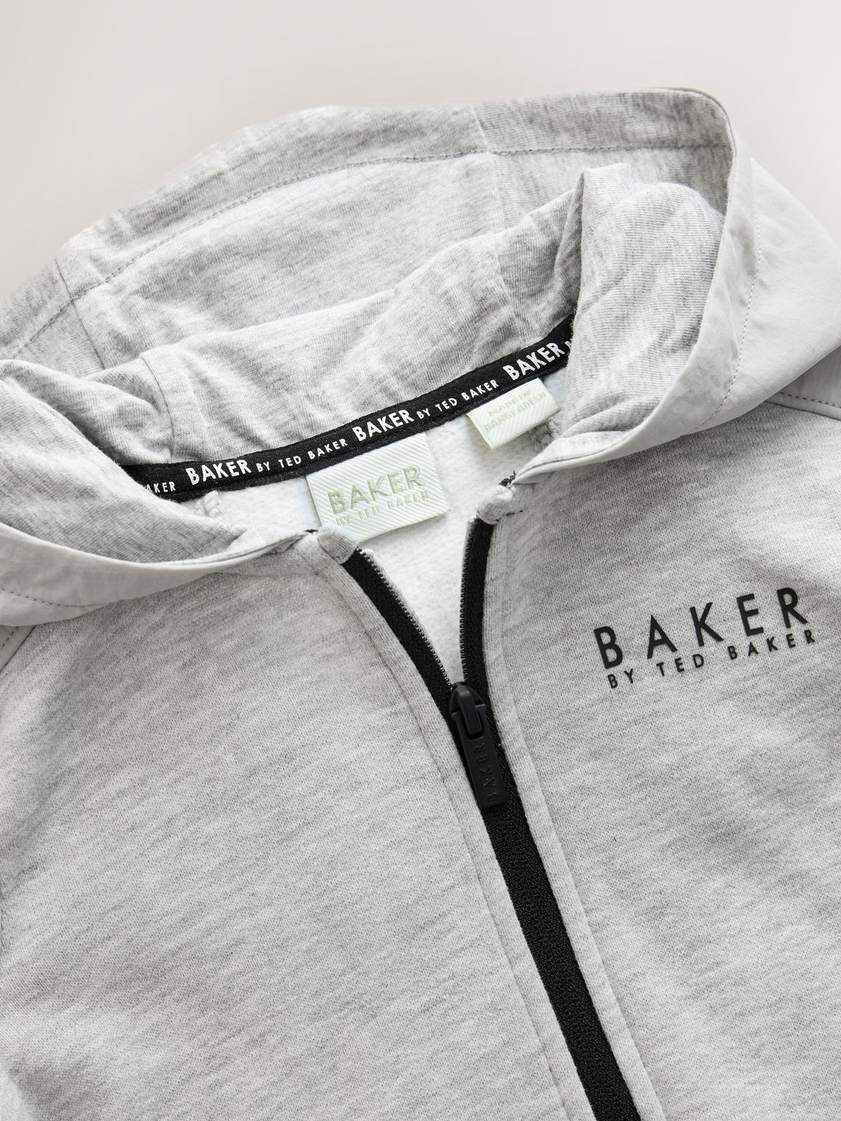 Baker by Ted Baker Grey Hooded Zip Romper