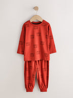 Black/Red/Stone Oversized Pyjamas 3 Pack (9mths-11yrs)