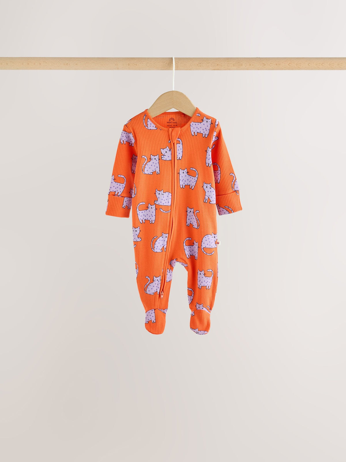 Bright Animal Two Way Zip Baby Sleepsuits 4 Pack (0mths-2yrs)
