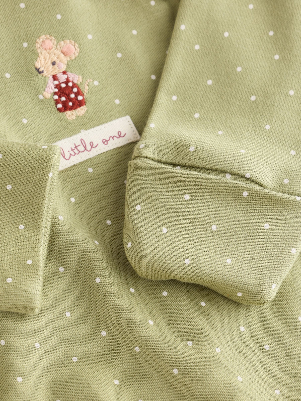Pink/Green Bunny Wrap Baby Sleepsuits 3 Pack (0mths-3yrs)