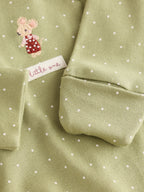 Pink/Green Bunny Wrap Baby Sleepsuits 3 Pack (0mths-3yrs)
