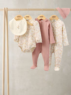 Mamas & Papas Pink Welcome to the World 5 Piece Baby Clothing Set