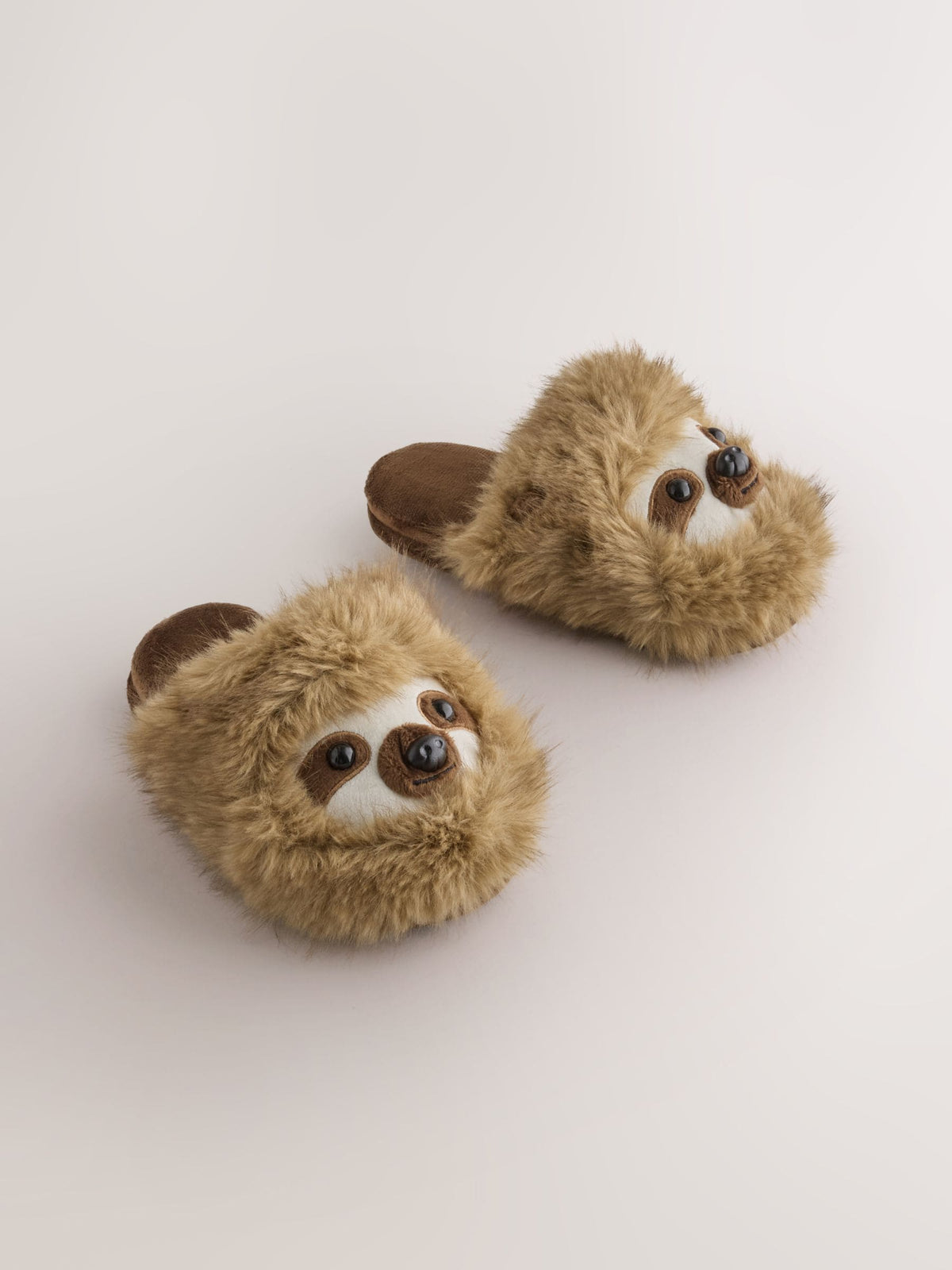 Brown Sloth Novelty Slippers