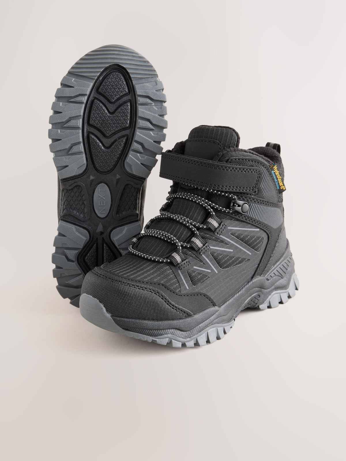 Black Waterproof Walking Boots