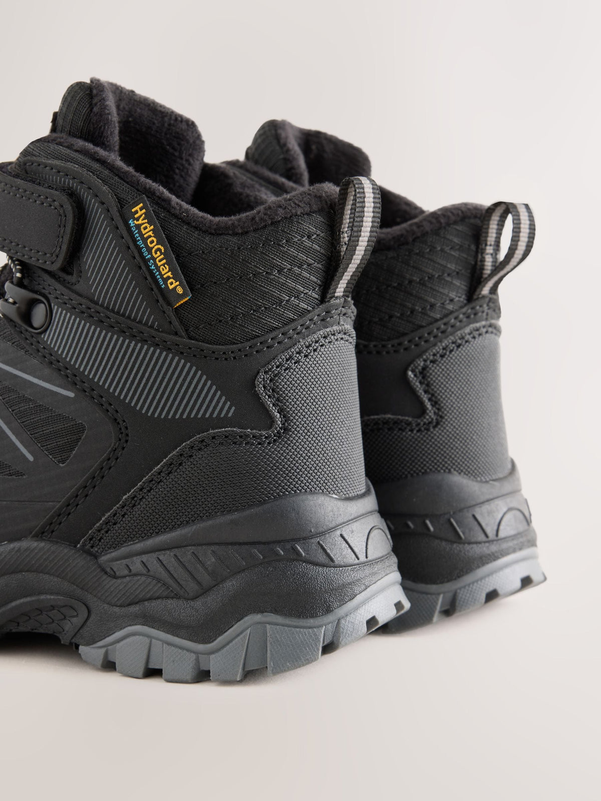 Black Waterproof Walking Boots