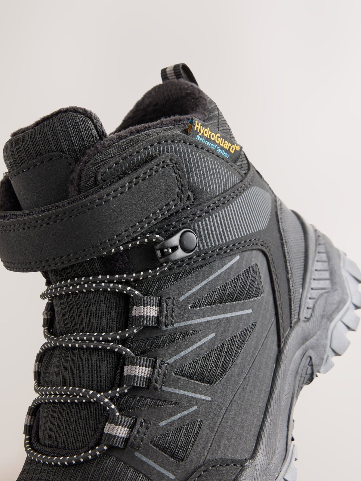 Black Waterproof Walking Boots