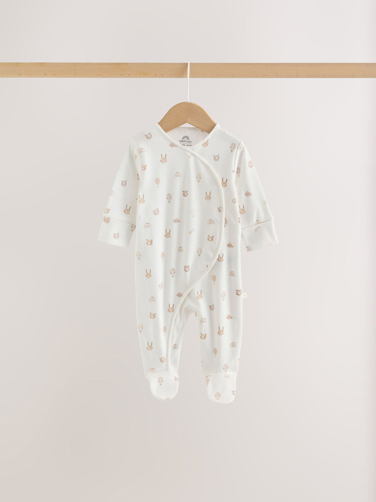 Neutral Bear Sleepsuits 3 Pack (0-2yrs)