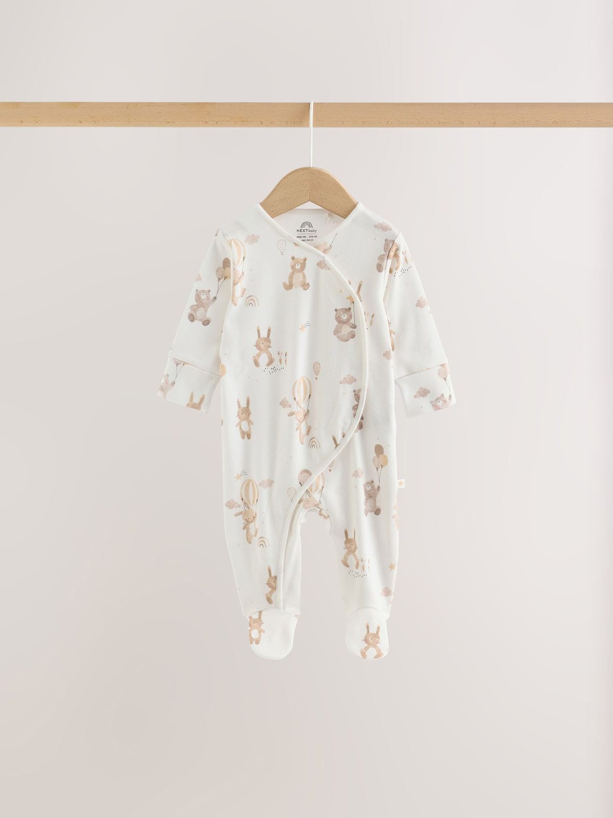 Neutral Bear Sleepsuits 3 Pack (0-2yrs)