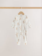 Neutral Bear Sleepsuits 3 Pack (0-2yrs)