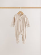 Neutral Bear Sleepsuits 3 Pack (0-2yrs)