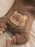 Brown Bear Borg Two Way Zip Sleepsuit