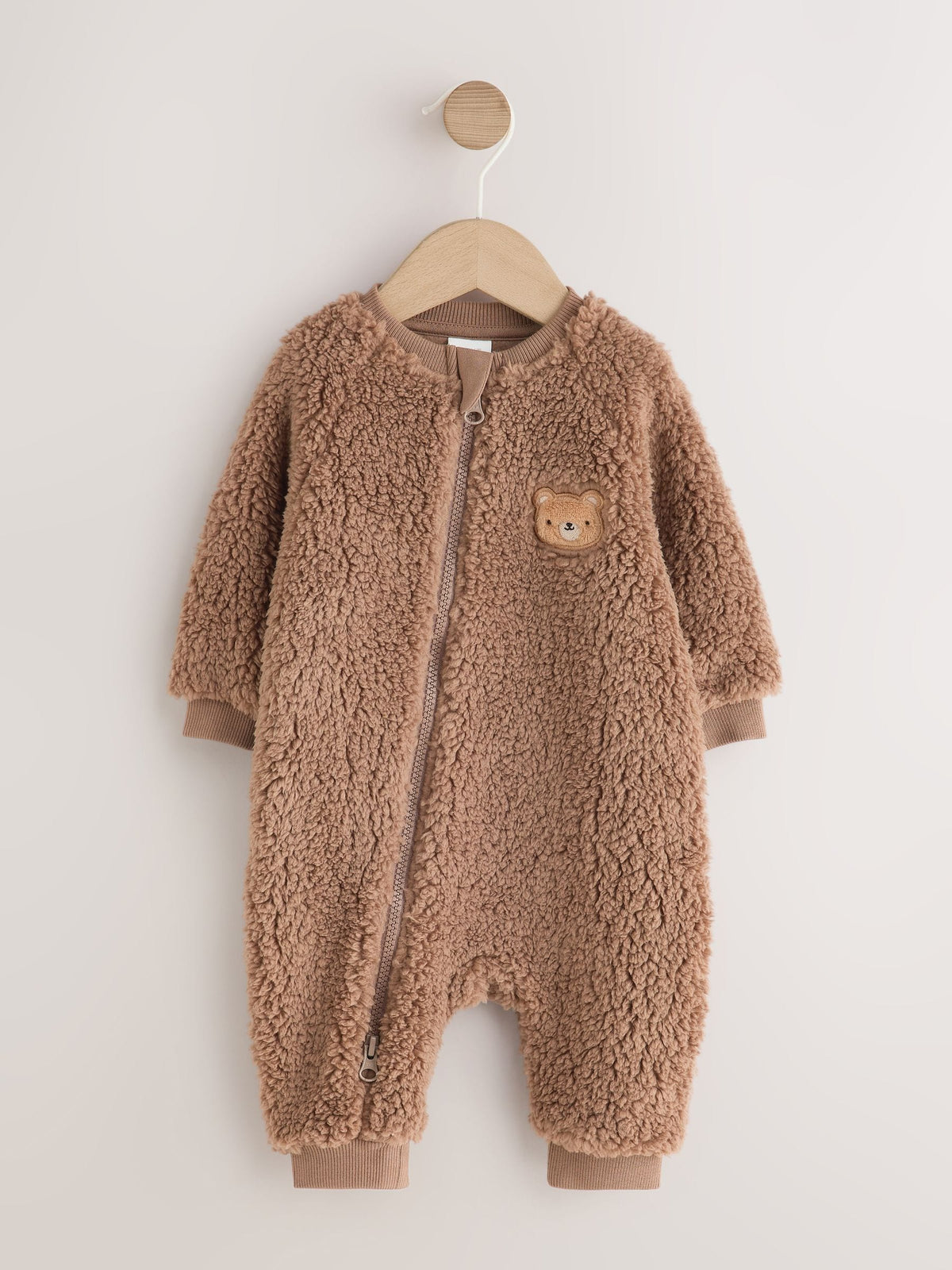Brown Bear Borg Two Way Zip Sleepsuit