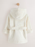 Ecru Soft Touch Fleece Dressing Gown (9mths-16yrs)